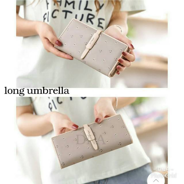 Dompet Wanita Lipat Panjang PAYUNG UMBRELLA Size Long / Dompet Besar Murah Muat Banyak