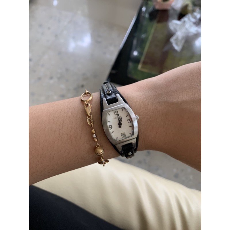 <PRELOVED> Jam Fossil Gaban Mini Black JR9759