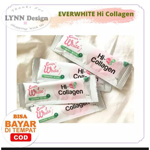 [1 Sachet] Everwhite Hicoll Hi-Collagen Powder Drink SACHET