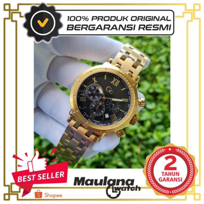 JAM TANGAN PRIA WANITA | RANTAI | KULIT | KARET | MURAH | - pria guess collection Gc Y44004G2 all st