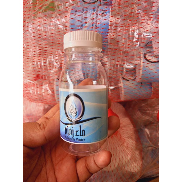 Botol Air Zamzam uk 80 ml 25 pcs Oleh Oleh Haji Umroh/Botol Plastik Air Zamzam/Oleh oleh Haji umroh/Air zamzam Nawidashopjkt distributor jakarta