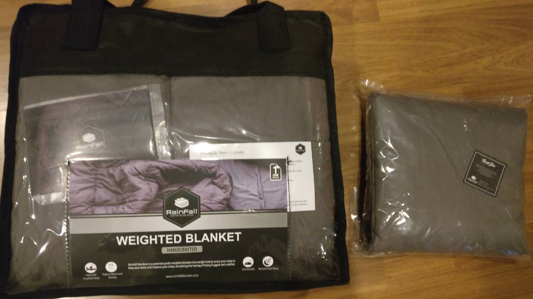 Rainfall Custom Size Heavy Weighted Blanket Selimut Berat