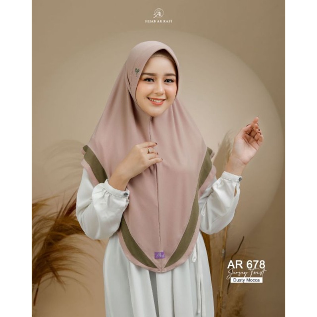 Arrafi 678 Hijab kerudung bergo pet antem terbaru 2022