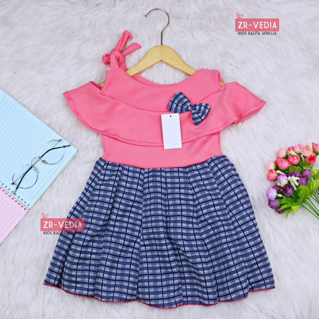 Dress Rachel uk Bayi 5 Tahun Baju Dres Anak Perempuan  