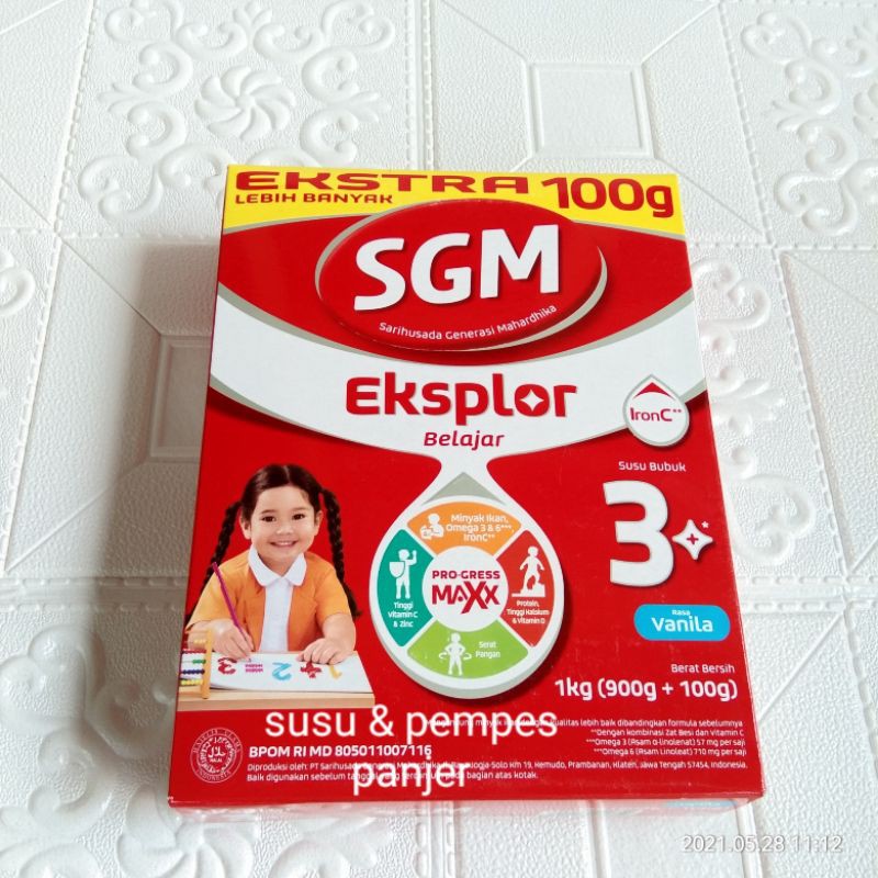 Susu SGM 3+ vanila 1000gr
