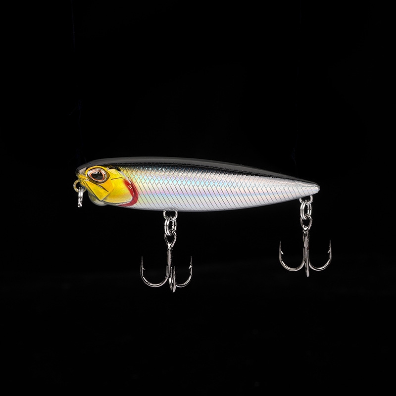 Shengyao 1Pcs New Duo Pencil Umpan Pancing 6.5cm/6g Minnow Popper Replica DW59 Floating Fishing Lure Ikan Bass Bait Wobbler Kail Tackle