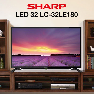 Led Tv Sharp 32 Inch LED TV LC-32LE180 Hitam Berkualitas