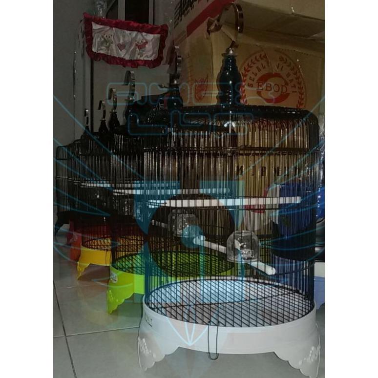 Sangkar Lovebird Kenari Perkutut Kubah Datar Pendek Merk My Best