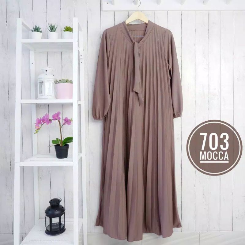 amis Plisket Anak Usia 6-9 Tahun / Gamis Anak Perempuan