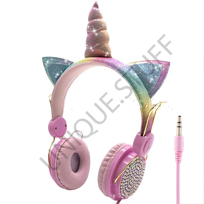 Headphone/headset/earphone unicorn import dengan microphone