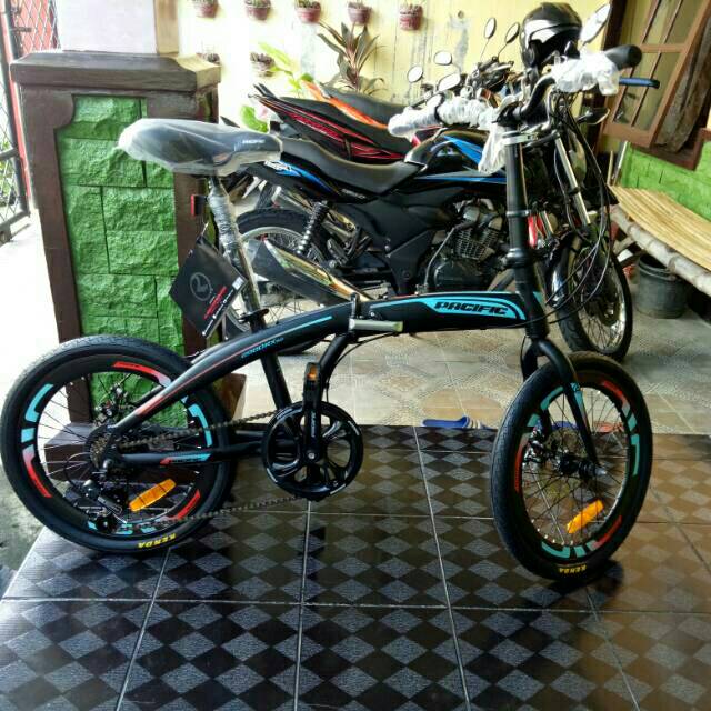 Ready Sepeda Lipat Seli Pacific 2980 Rx 6 0 20 Inch Turanza Khusus Jne Trucking Shopee Indonesia