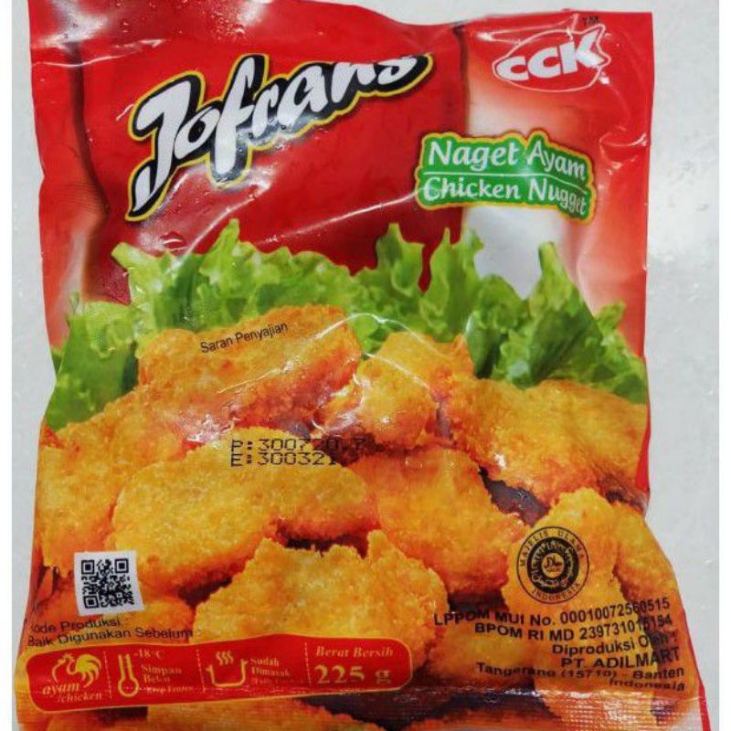 JOFRANS NUGGET AYAM 225GR // FROZEN FOOD BANDUNG