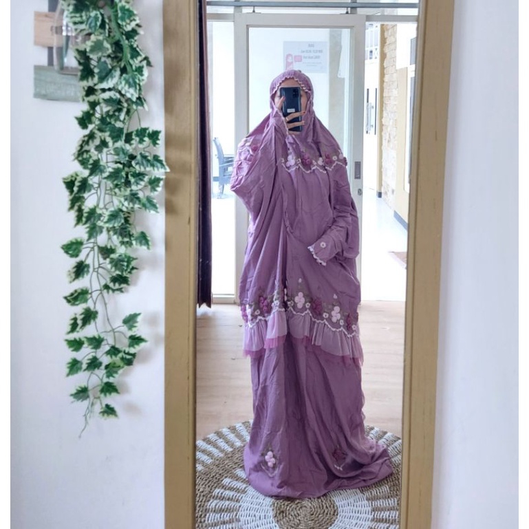 Mukenah sutra diamond