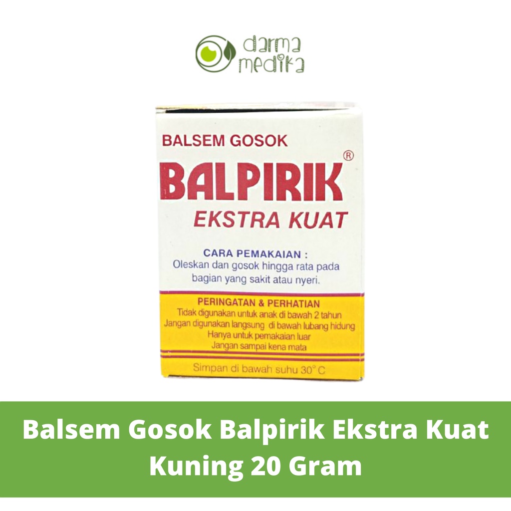 Balpirik Balsem Gosok Ekstra Kuat 20 gram 20gram