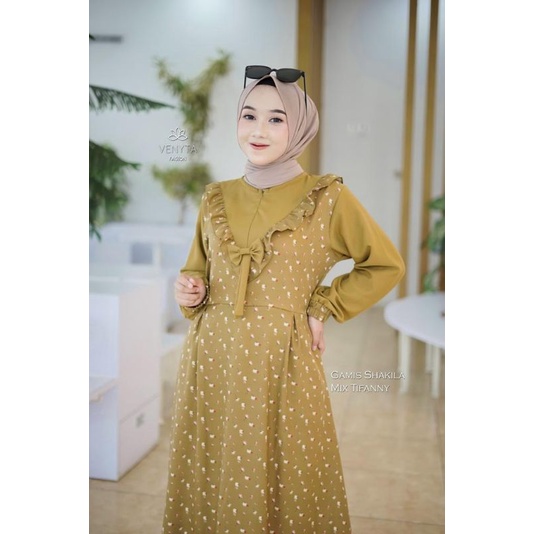 GAMIS ARINA MOTIF BUNGA