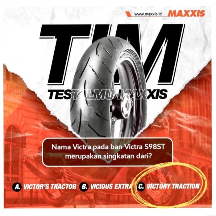 Ban Maxxis Victra 140/70-17