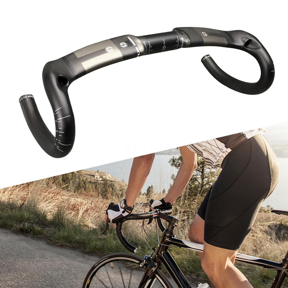 Road Bike Handlebar Bicycle Racing Drop Bar 31.8*400/420/440mm  Carbon Handlebar