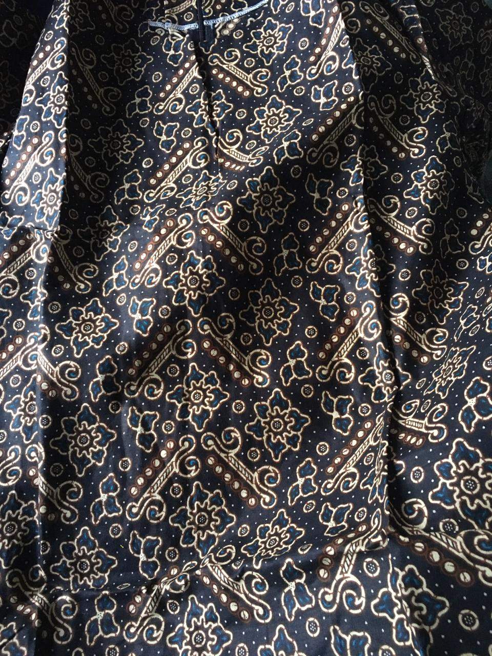 Batik Tunik Shibori Jumputan Terbar /zkl35 Yelbor Navbor / Merkunhi / Original..p