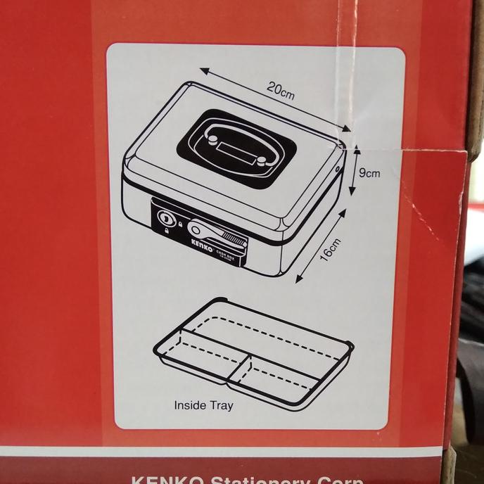 

TERLARIS CASH BOX 898M KENKO ( PACKING AMAN )