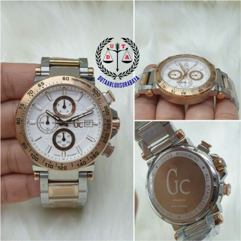 jam tangan pria gc crono rt batre kualitas original