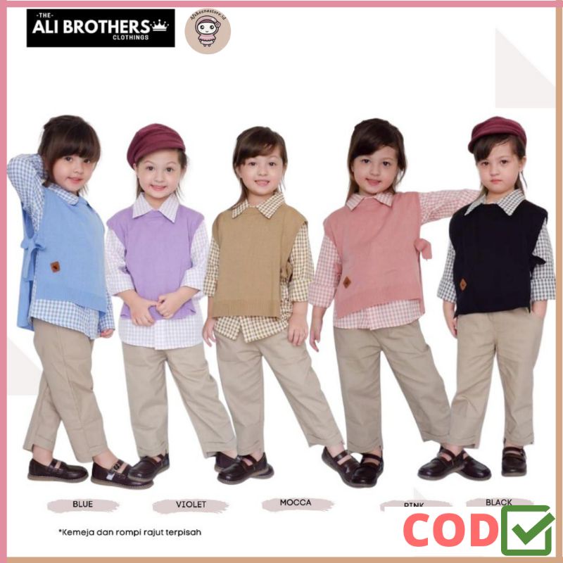 Afsheenastore Korean Stiyle Set 3IN1 / Ready Size 8 Th