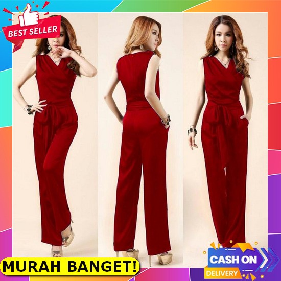 Tama Jumsuite/Baju Jumpsuit Celana Panjang Wanita Remaja Dewasa Terbaru 2022 Model Elegan Korean Sty