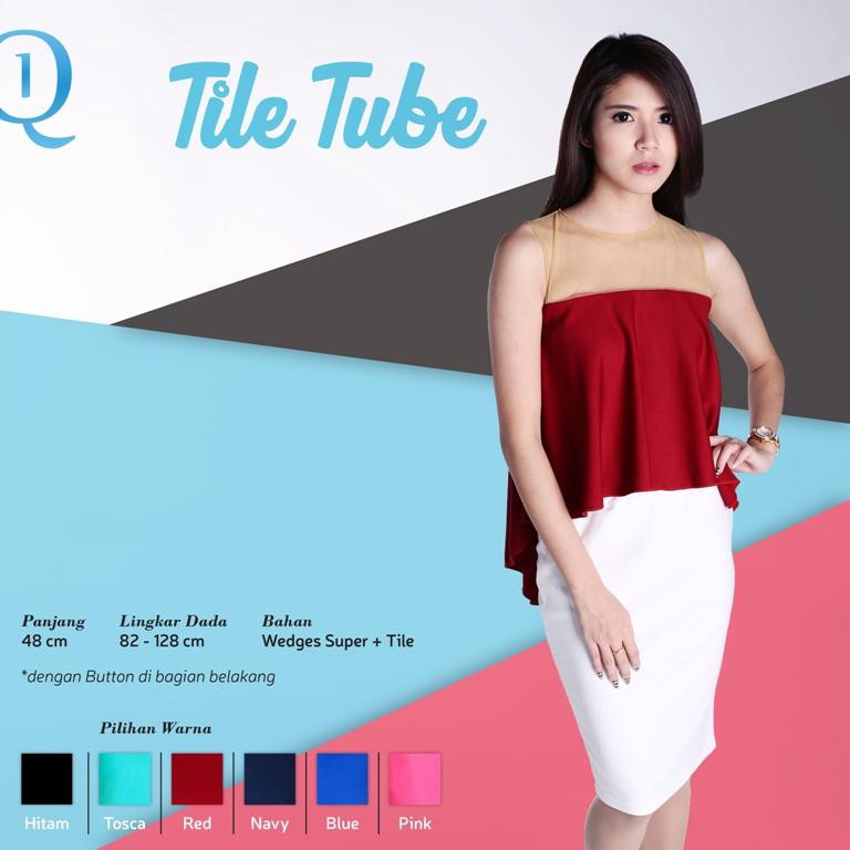 Atasan Wanita - Tile Tube