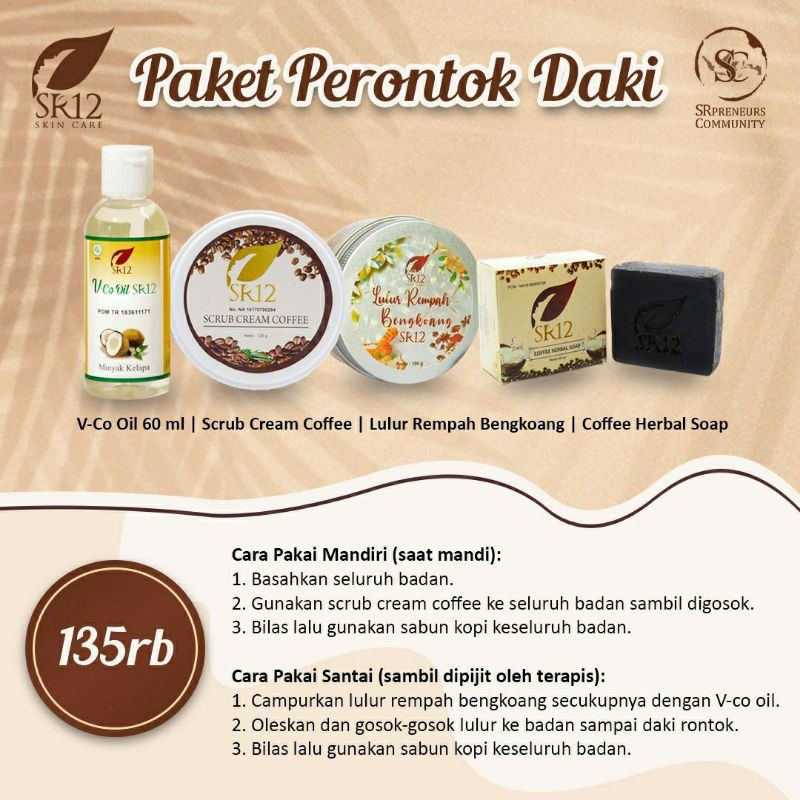 HERBAL/Perontok DAKI/Anti Kuman/Skincare