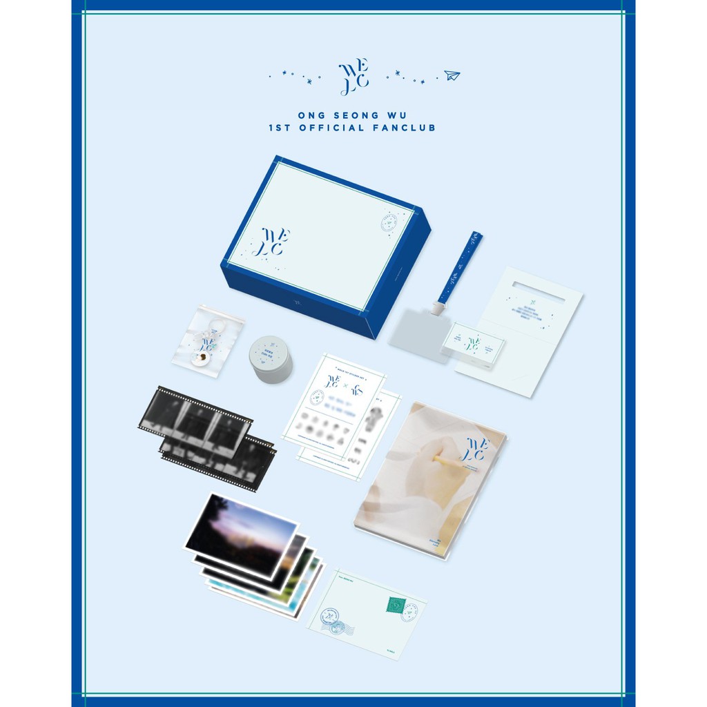 Sharing Ong Seongwu 1st WELO Fanclub Kit