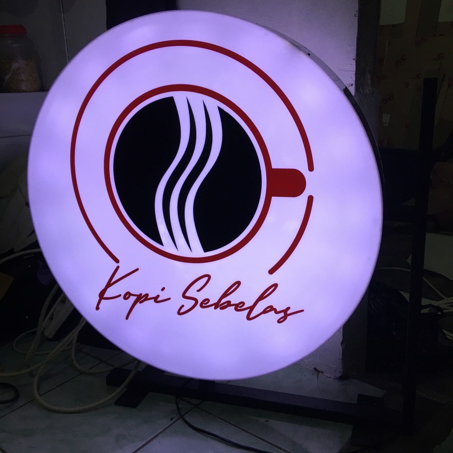 

NEON BOX 50 CM 2 SISI + BRACKET