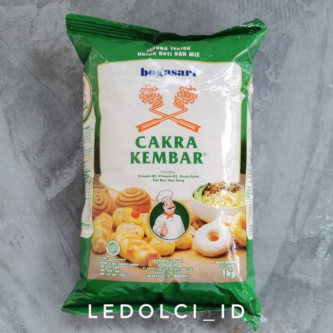 

TEPUNG TERIGU CAKRA KEMBAR BOGASARI BUNGKUS HIJAU 1 KG PROTEIN TINGGI ledolci92 Juara