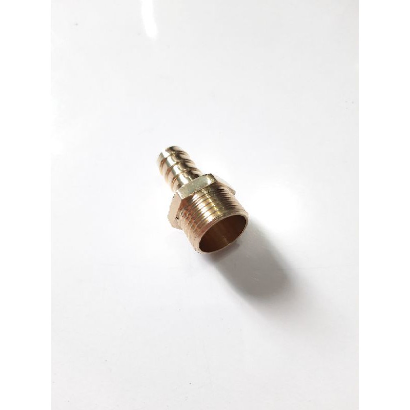 Nepel selang 1/2&quot; × 1/2&quot; KUNINGAN DRAT LUAR