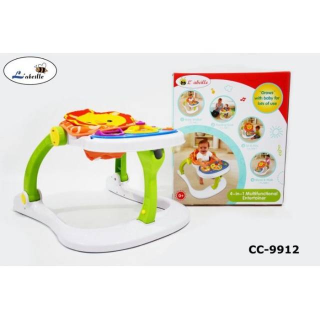 BABY WALKER LABEILLE CC 9912 4 IN 1/ STAND FEED WALK SIT PLAY