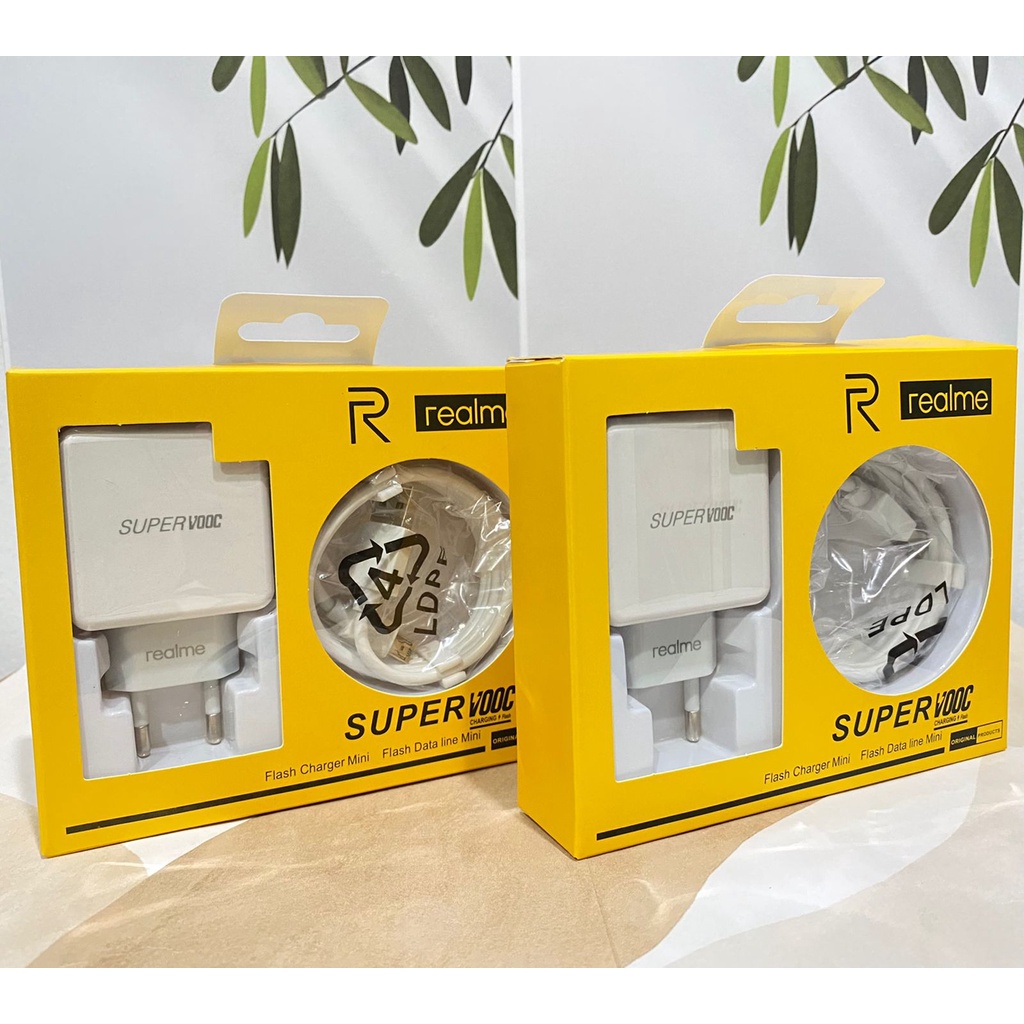 COD / BAYAR DI TEMPAT Charger ORIGINAL  99% Realme Super Vooc 20W Micro USB Original type c / micro 