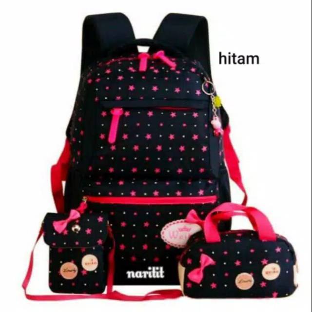 11.11 Back Pack Double Decker | Tas Ransel Anak | Unicorn | Superhero | Paw Patrol | Shopkins Fashion Cewek