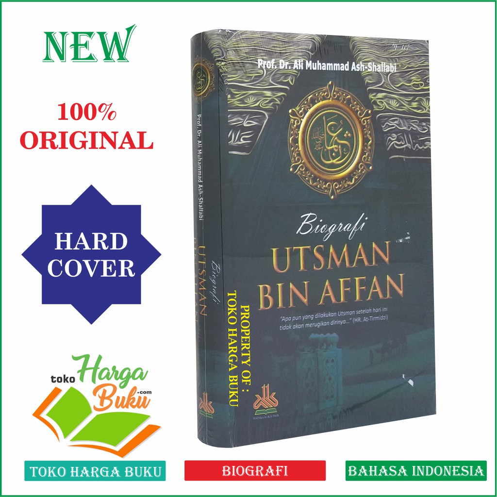 Foto Biografi Utsman Bin Affan Khulafaur Rasyidin ORIGINAL Hard Cover Usman bin Afan Pustaka Al-Kautsar