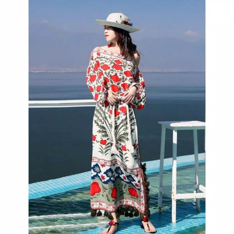 TM - 81190 Dress Maxi Moanna Import-4