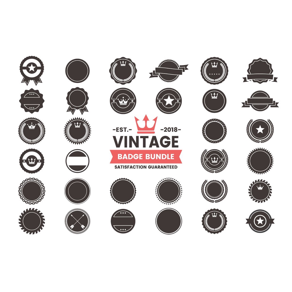 395 Vintage Generator Toolkit - Photoshop &amp; Illustrator