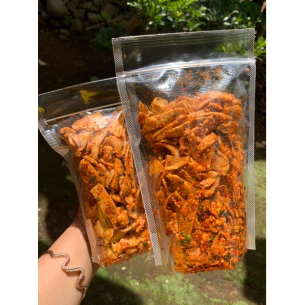 

COD Basreng Viral Bumbu Sultan Premium / Basreng Daun jeruk/Baso ikan asli