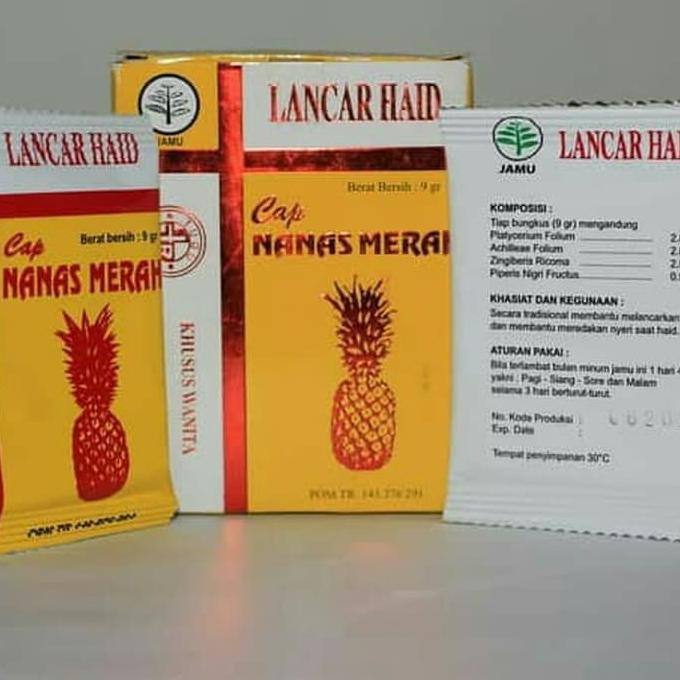 Update Jamu Nanas Merah Lancar Haid Asli Indonesia