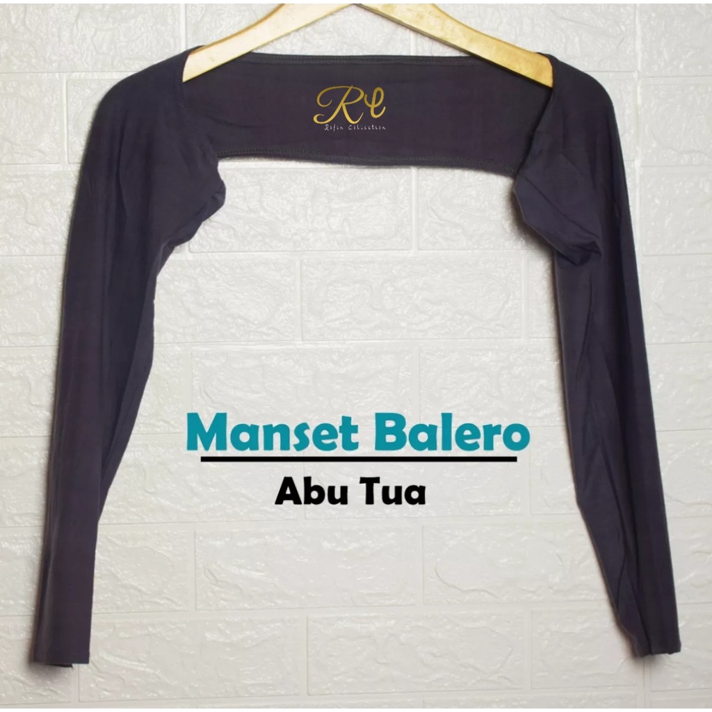 MANSET TANGAN COTRAY/MANSET SAMBUNG BOLERO-Abu Tua