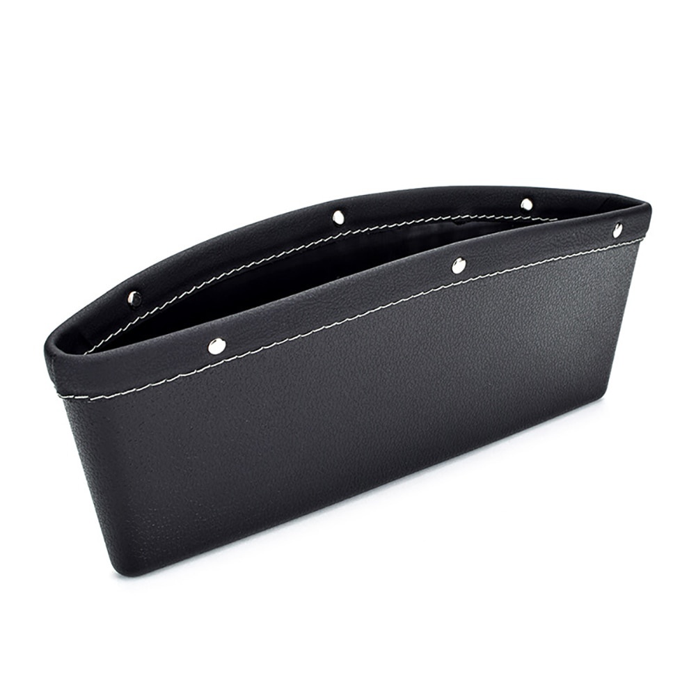 1 Pc Quality PU Leather Car Seat Side Pocket / Gap Slit Pocket Storage Organizer Car Seats Gap Bag Case Storage Bag Holder Car Accessories