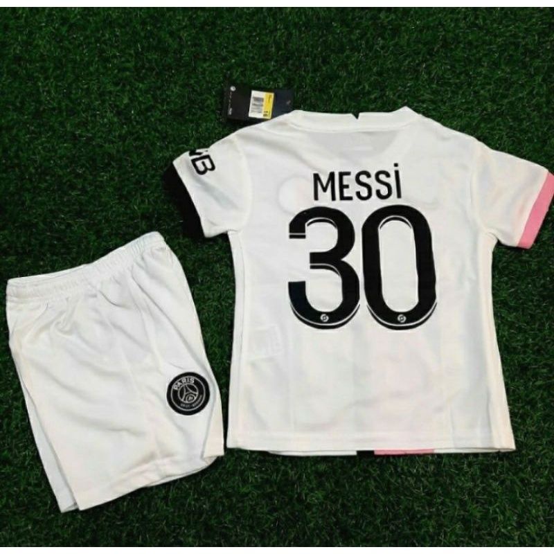 JERSEY KIDS ANAK ANAK PSG AWAY TERBARU + NAMA MESSI 30 2021/2022 GRADE ORI IMPORT