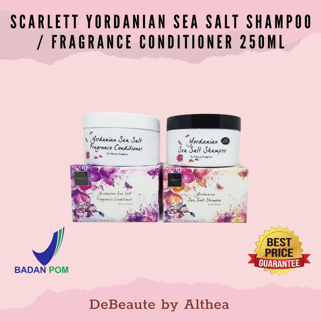 Scarlett Whitening Yordanian Sea Salt Shampoo / Yordanian Sea Salt Fragrance Conditioner