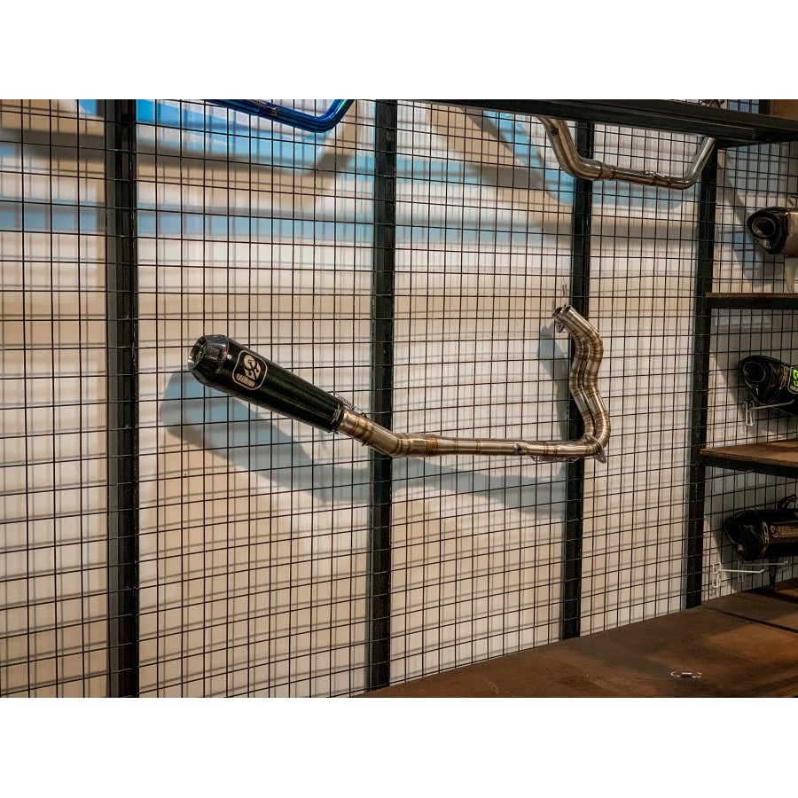 KNALPOT VILLAN PRO2 carbon end cup cbr250rr ninja250 z250 r25 mt25