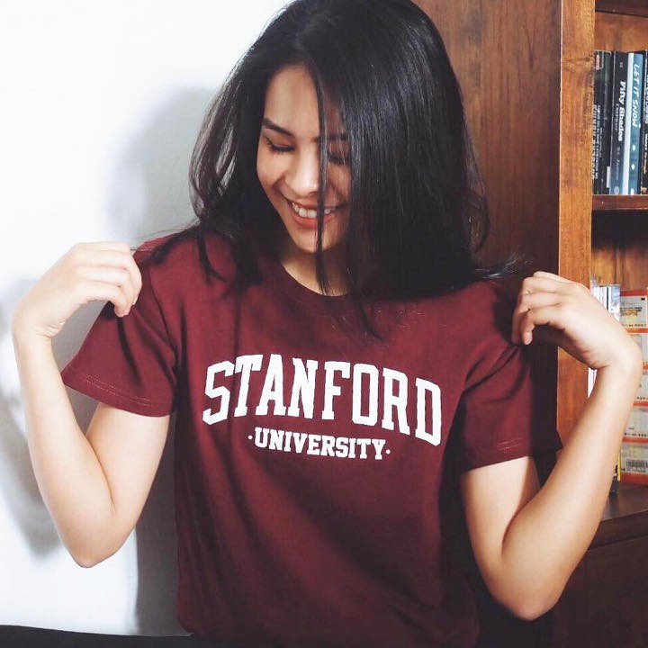 Kaos Stanford University Maudy Ayunda - Tshirt Stanford University - Baju Stanford University 02