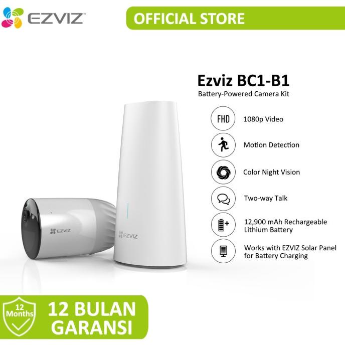 Ezviz Smart Home Batt Cam Kit/Cs-Bc1-B1 Termurah