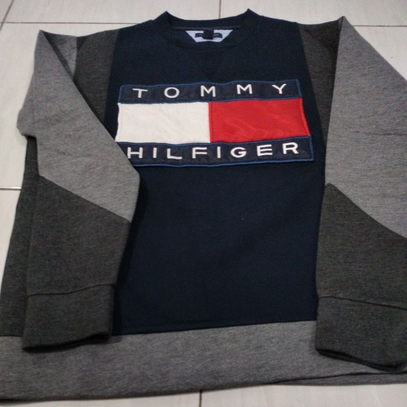 crewneck Tommy hilfiger big logo bordir 3 warna