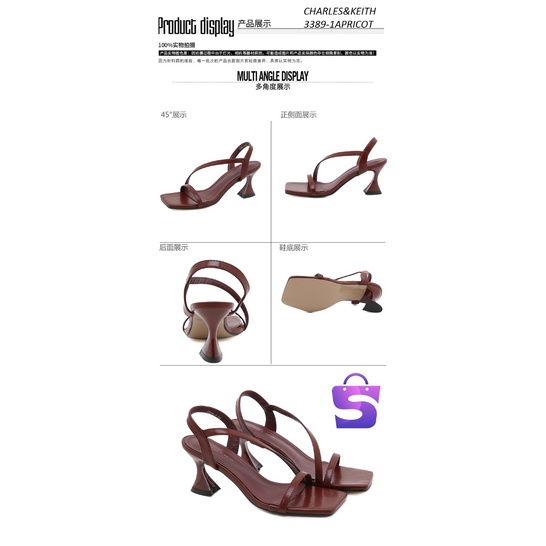 SANDALS WOMEN HEELS SLINGBACK 3389-1 (BELI 1 GRATIS 1)