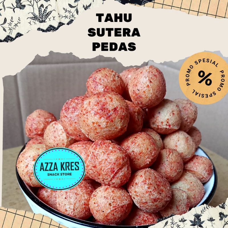 

Tahu Sutera Pedas Snack Kekinian - Azzakres